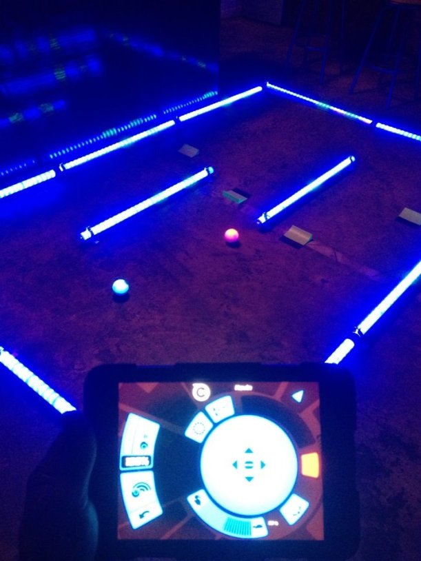 Interactive Ipad controlled balls for Corporate Team Building